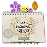 Der wachsende Kalender mit Pflanzen und Kräutern