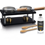 DeWok Portabler Raclette-Wok ohne Strom mit Zubehör