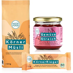 HistaFit GemüseStreich, Körner-Müsli und Körner-Riegel