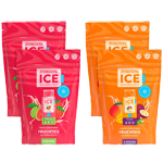 Zebra Ice Fruchtpüree-Eis zum Selberkühlen